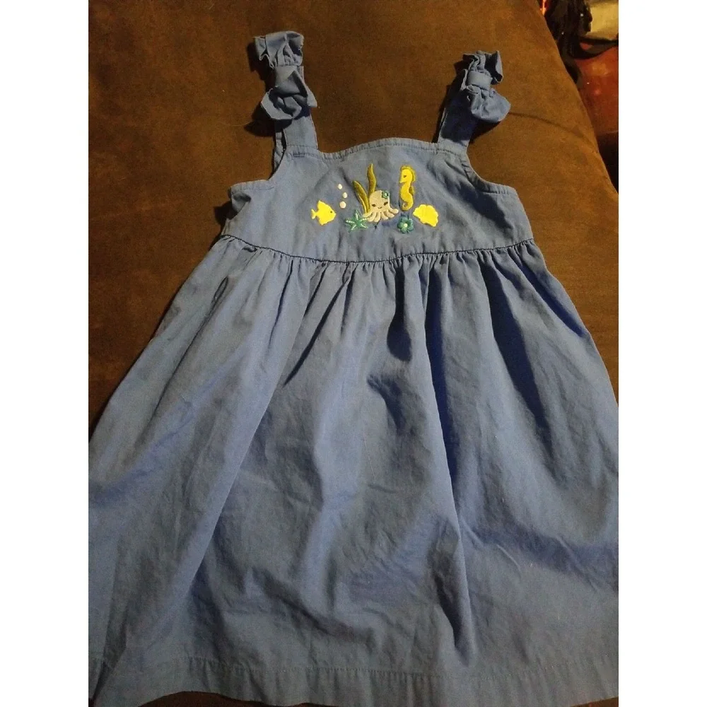 Gymboree sea splash dress 18 24‎ months